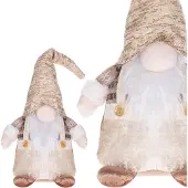 Springos Gouden Kabouter | Kerstdecoratie | Kerstversiering | 35 cm