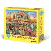 Willow Creek Press The Surf Cat Grill Puzzel 1000 Stukjes