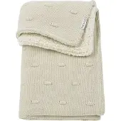Meyco Deken Babybedje Knots Teddy Soft Sand 100x150