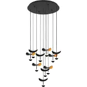 Eglo Stars Of Light Design Hanglamp Dracera - Zwart - Warm Wit - 10x12,3w