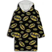 Batman hoodie poncho zwart maat XS - L - polyester
