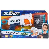 Zuru X-Shot Fury 4 Blaster met 16 Darts