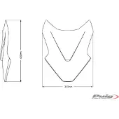 Puig V-techline Sport 20578n Sport Voorruit