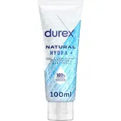 Durex Glijmiddel Natural Hydra+ 100% natuurlijk - 2 x 100 ml - Voordeelverpakking