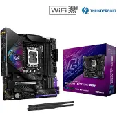Asrock Phantom Gaming Z890M Riptide WiFi Moederbord Socket Intel LGA 1851 Vormfactor Micro-ATX Moederbord chipset Intel Z890