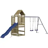 vidaXL Tuinspeelset geïmpregneerd grenenhout