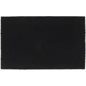 vidaXL Deurmat 50x80 cm getufte kokosvezel zwart