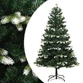 vidaXL - Kunstkerstboom - met - scharnieren - en - sneeuw - 180 - cm