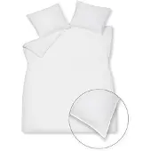 Vandyck Dekbedovertrek Washed Cotton White Katoen-200 x 200 / 220 cm | 2-Persoons