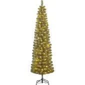 Black Box Kunstkerstboom Charlton Pilar Groen LED dia. 53x185 cm I