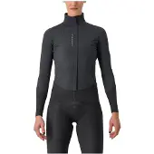 Castelli Beta Ros Dames Lange Mouw Jas Zwart