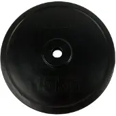 Tunturi Halterschijf - Halter gewichten - 1x 15 kg - 30mm - Rubber - Incl. gratis fitness app