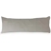 Beau Maison Velvet Body Pillow Taupe Grijs - Body Pillow + Velvet Sloop