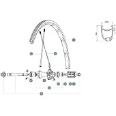 Mavic R-sys Slr Achtervelg