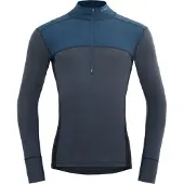 Devold - Lauparen Merino 190 Zip Neck - Merino-ondergoed M, blauw