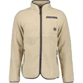 Didriksons Funktionele fleece-jas 'Phoenix' beige / donkergrijs / zwart