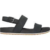Timberland Women Malibu Waves 2Band Sandal Black Nubuck-Schoenmaat 36