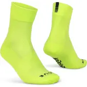 Gripgrab - Lightweight SL Performance Zomer Fietssokken 1 Paar Coolmax Wielersport Sokken Regular Cut - Geel Hi-Vis - Unisex - Maat M (41-44)