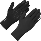 Gripgrab - Waterproof Knitted Thermo Fietshandschoenen Waterdichte Gebreide Regen Fiets Handschoenen - Zwart - Unisex - Maat XS/S