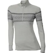 Aclima - Designwool Marius Mockneck Woman - Merinotrui S, grijs