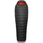 Rab Ascent 500 Slaapzak zwart || Maat: Regular - Left Zip