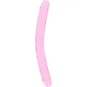 Realrock Realistische Dubbele Dildo van 45 cm - Transparant