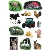 Herma Stickers Boerderijdieren - 10 stuks