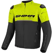 SHIMA Drift Zwart Geel Textiele Motorjas Maat S