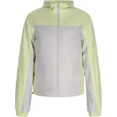 Tweek Tussenjas lichtgrijs / pastelgroen