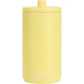 Design Letters Hygge Reisbeker 350 Ml Geel - Thermosflessen Roestvrijstaal Yellow - 30101019YELLHYGGE
