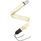 Fame CTW003KH Luxury Cotton Bass/Guitar Strap (Ripple Khaki) - Gitaarband