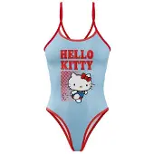 Otso Hello Kitty Stripes Swimsuit Rood,Blauw L Vrouw