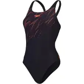 Speedo Eco+ H-boom Placem Muscleb Badpak (zwart / Rood) Zwart / Rood 44