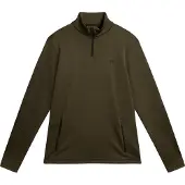 J.Lindeberg Skipully Men Aerial 1/4 Zip Midlayer Forest Green-XL