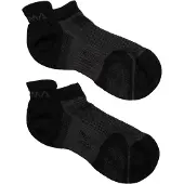 Aclima - Ankle Socks 2-Pack - Merinosokken 40-43, zwart