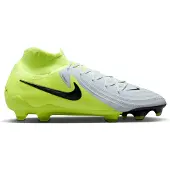 Nike Phantom Luna II Pro Gras Voetbalschoenen (FG) Neongeel Zilver Zwart