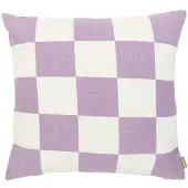 Fonq Check Sierkussen 50 x 50 cm - Lavendel
