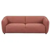Fonq Soft 3-zitsbank - Micro Chenille - Oud Roze