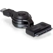 DeLOCK Power over eSATA (eSATAp) naar SATA 22-pins uittrekbare kabel voor 2,5'' HDD (5V) - SATA300 - 3 Gbit/s / zwart - 1,2 meter