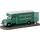 Intratuin Kerstdorpminiatuur Verhuiswagen 26,5 X 12 X 10 Cm