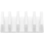 Goobay Kabelhouder | | 5 sleuven (2 stuks, Ø 7.09 mm, Wit)