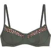 LASCANA Bikinitop beige / bruin / olijfgroen