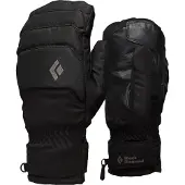 Black Diamond - Skihandschoenen - Mission MX Mitts Black voor Unisex - Maat S - Zwart