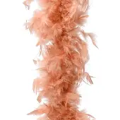 Décoris Boa veer d15l15b15h184 cm rose kerst