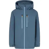 Protest ski-jas Flynty Jr grijsblauw Skijack Jongens Polyester Capuchon - maat 152