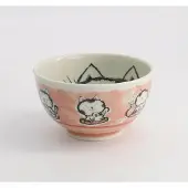 Tokyo Design Studio -Kawaii- Rijstkom- Kat Neko -16x8cm 600ml- Roze