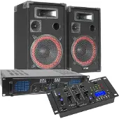 Complete Bluetooth DJ geluidsinstallatie 500W