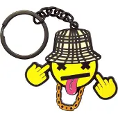 Rock Off Bad Boy Chiller Crew - Disrespectful Emoji Sleutelhanger - Multicolours