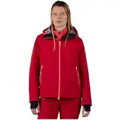 Rossignol - Dames ski jassen - W Blackside Jacket Ruby Red voor Dames - Maat M - Rood