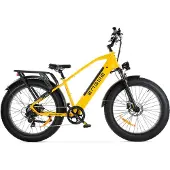 ENGWE E26 - Elektrische Fatbike incl. kettingslot - 26 inch - 250W motor - Actieradius tot 75 km - 7 versnellingen - Hydraulische schijfremmen - 768Wh accu - Geel